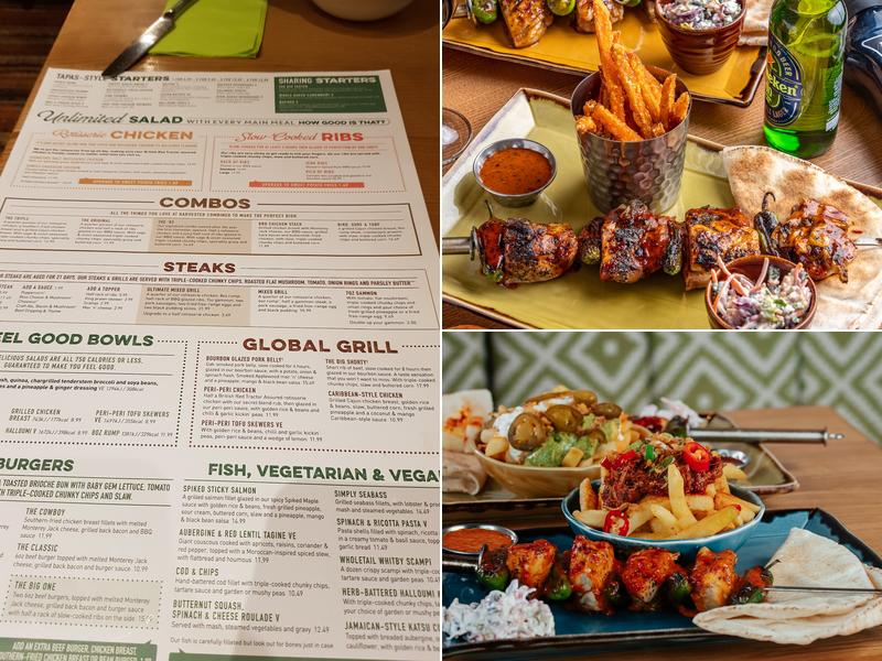 Greyhound Romford Menu