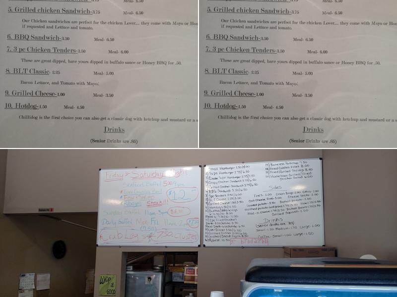 Hometown Restaurant Menu