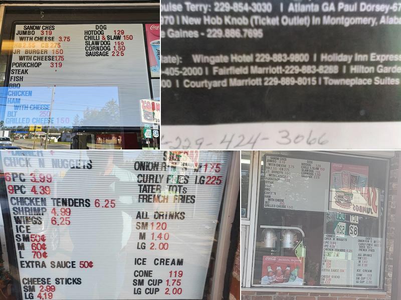 Sambos Menu