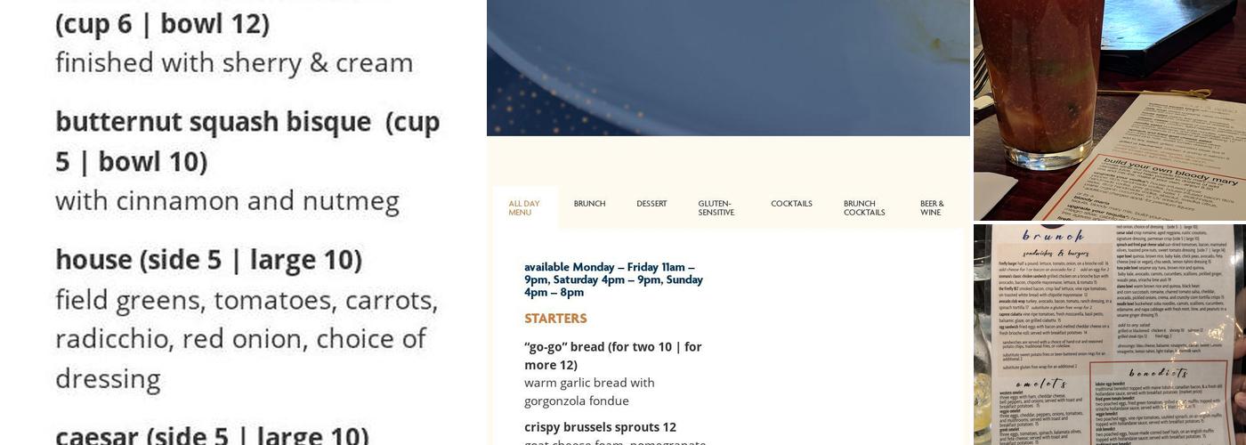 Firefly Bistro & Bar Menu