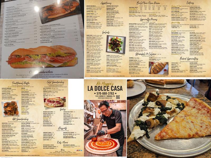 La Dolce Casa - DiMaggio's Menu