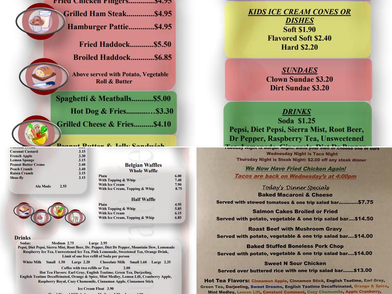 Boulevard Drive-in & Family Restaurant Menu