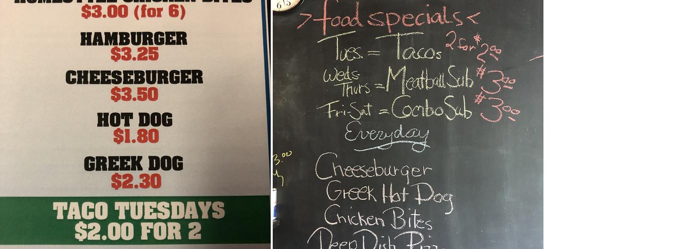 Czartoryski Cafe Menu