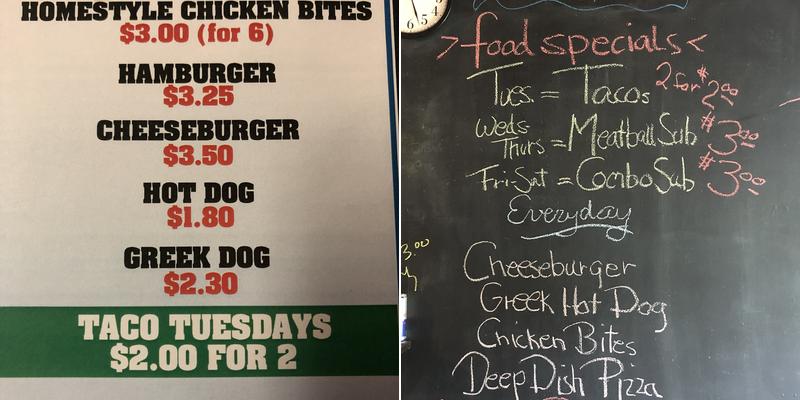 Czartoryski Cafe Menu