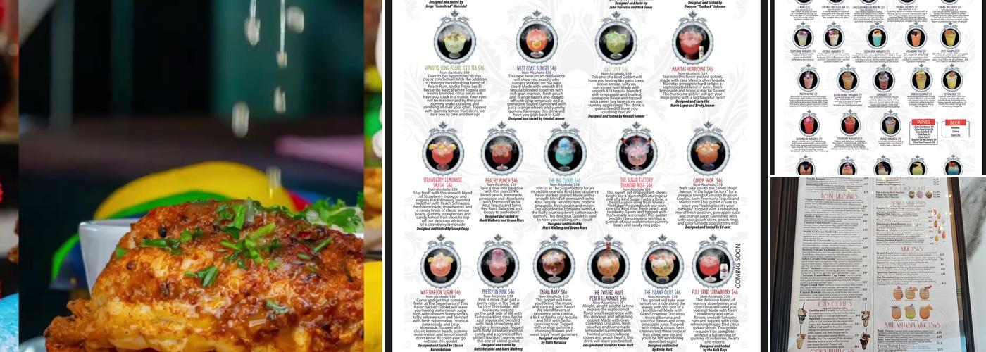 Sugar Factory - Foxwoods Menu