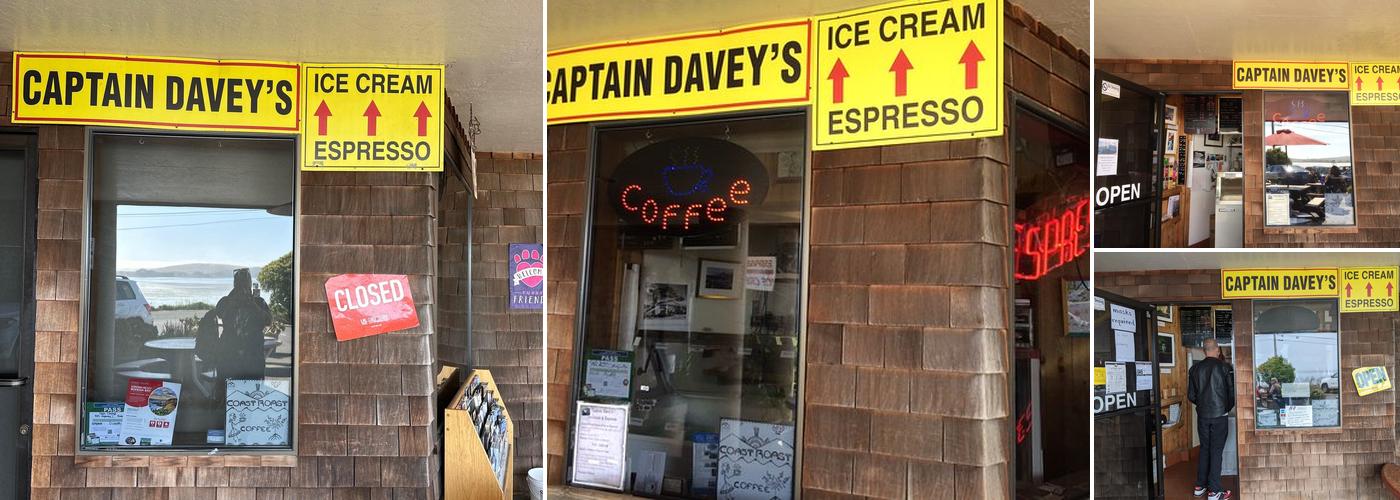 Captain Davey’s Coffee and Ice Cream