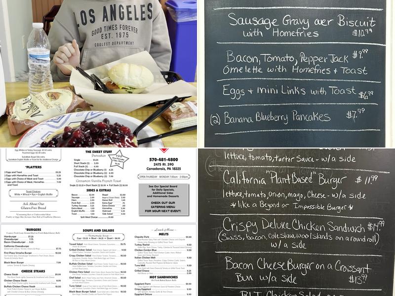 First Place Cafe Menu