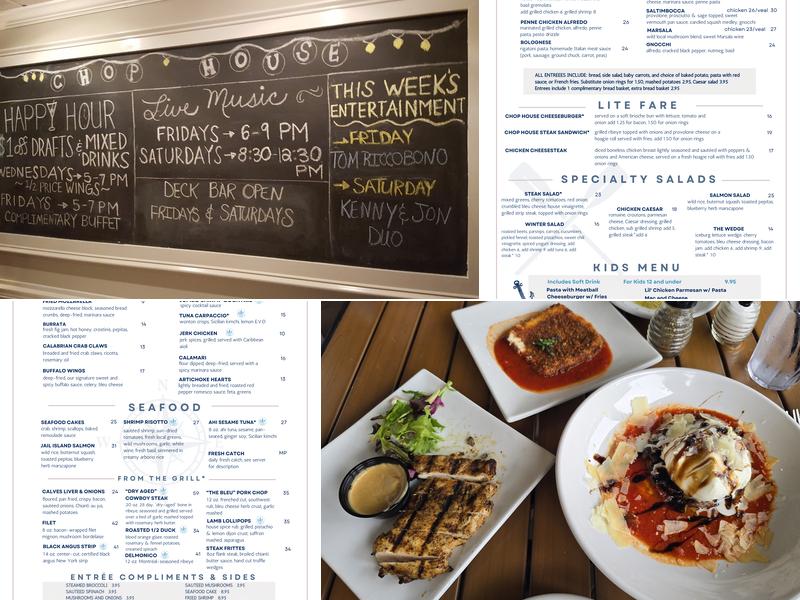 Gresham's Chop House Menu