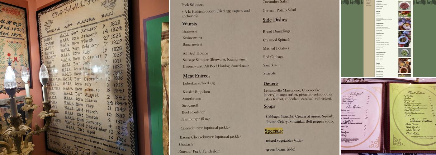 Der Jaeger Menu