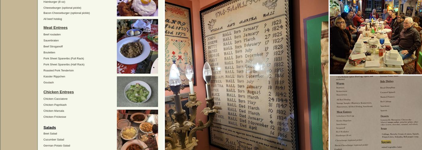 Der Jaeger Menu