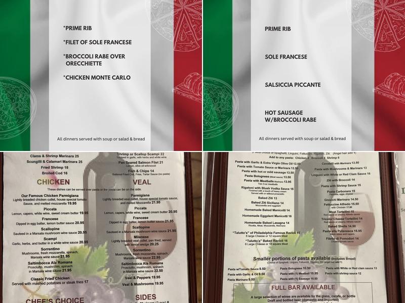 John's Italian Restaurant Menu