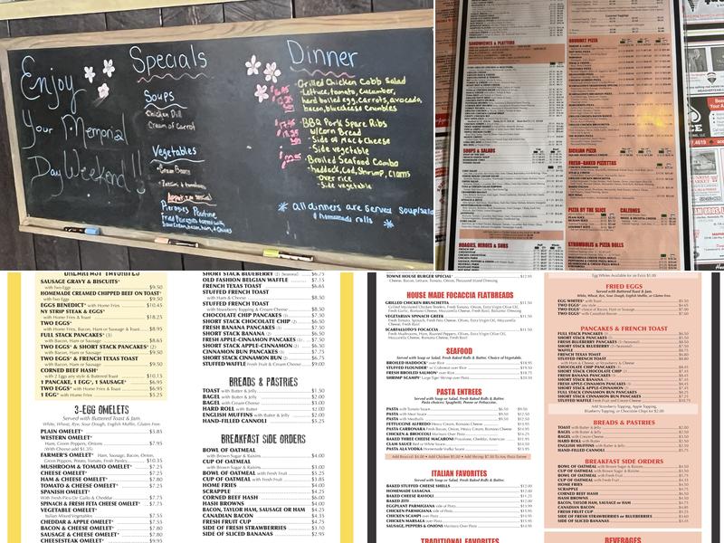 Scarfalloto’s Towne House Diner - Restaurant Menu