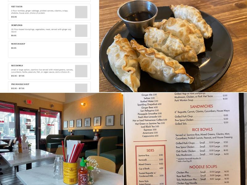 Bà & Me Menu