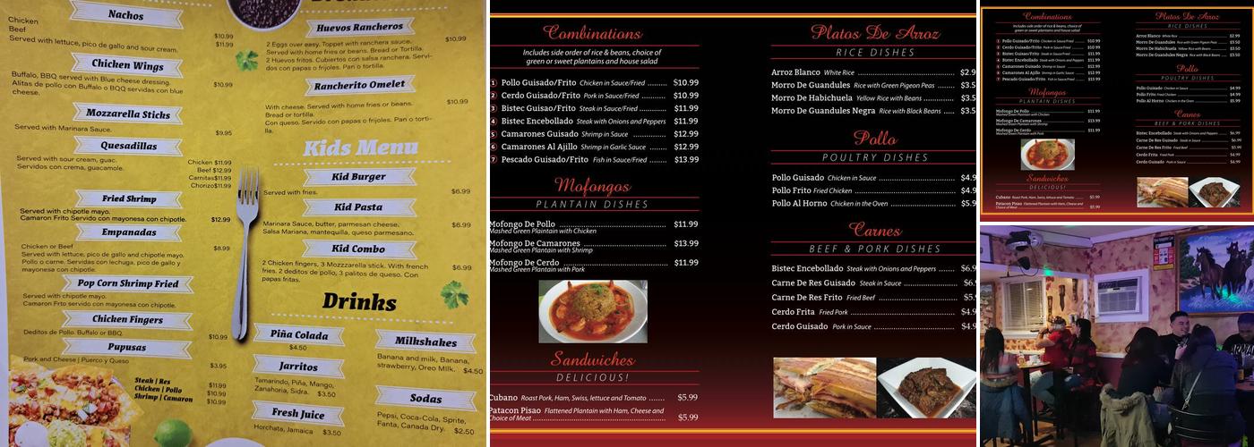 El Ranchito Bar and Grill Menu