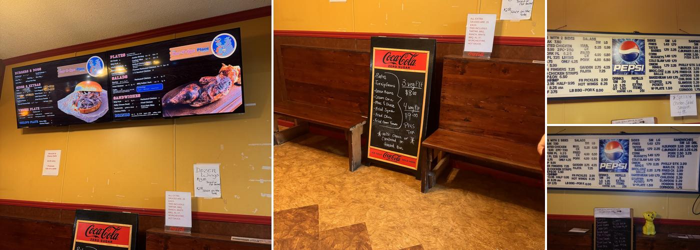 Bar-B-Que Place & More Menu