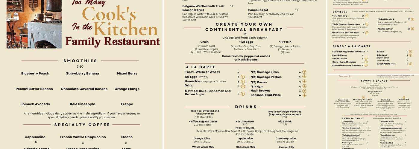The Phoenix Menu