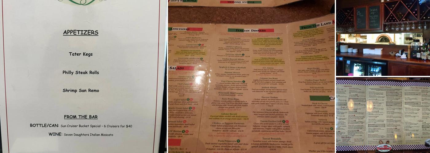 CC Tomatoes Menu