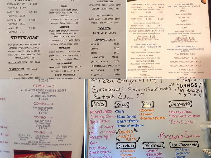 Pizza King Menu
