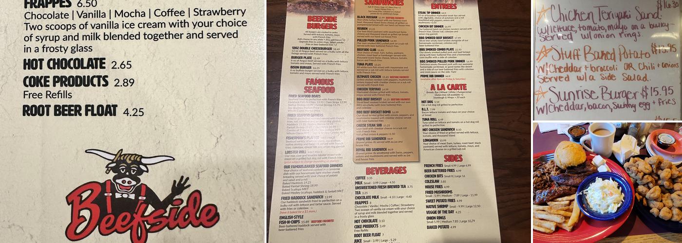 Beefside Menu
