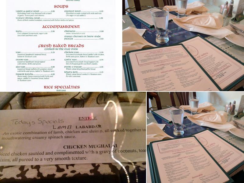 House of India Menu