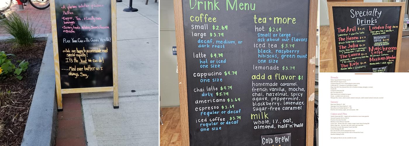 The Crust and Crumb Baking Co. Menu