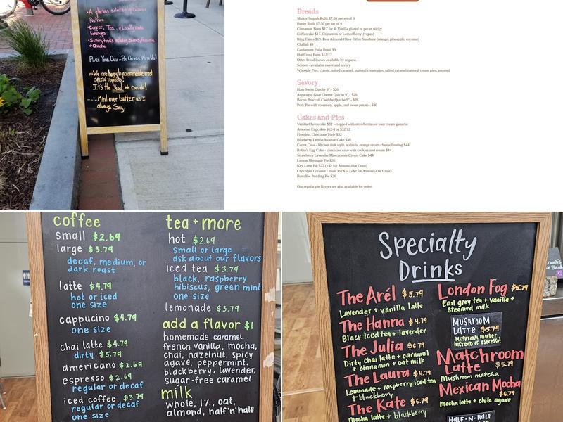 The Crust and Crumb Baking Co. Menu