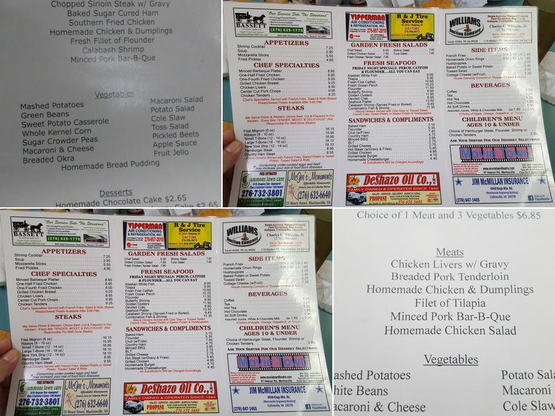 Clarence's Steak & Seafood House Menu