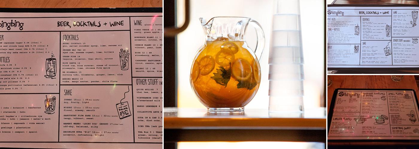 Bing Bing Dim Sum Menu