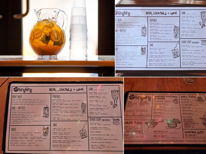 Bing Bing Dim Sum Menu