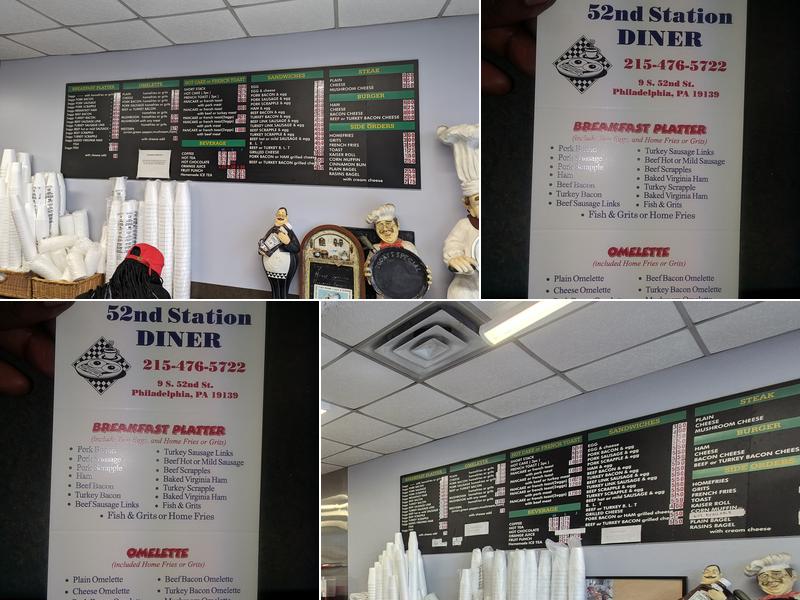 Station Diner Menu