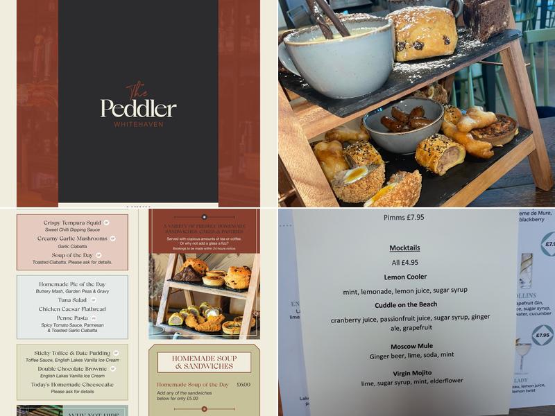 The Peddler Menu