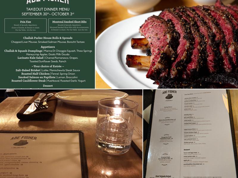 Abe Fisher Menu