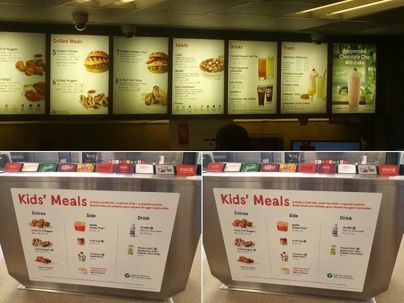 Chick-fil-A Menu