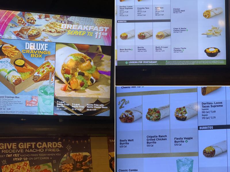 Taco Bell Menu