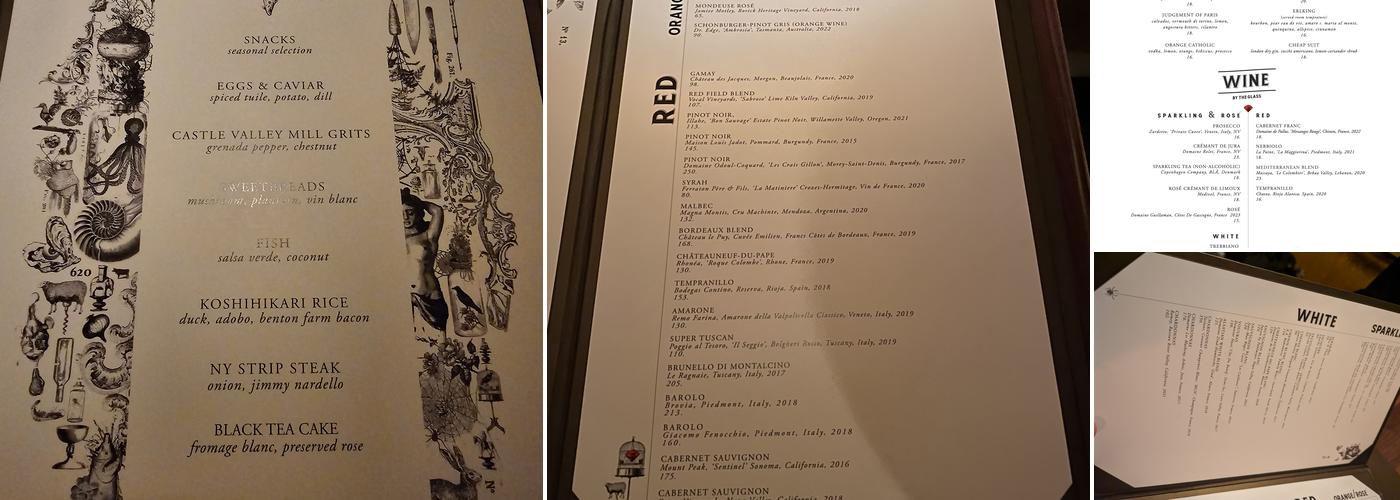 Friday Saturday Sunday Menu