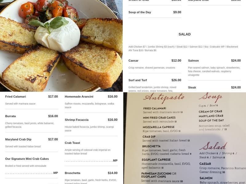 Basta Pasta - Fallston Menu