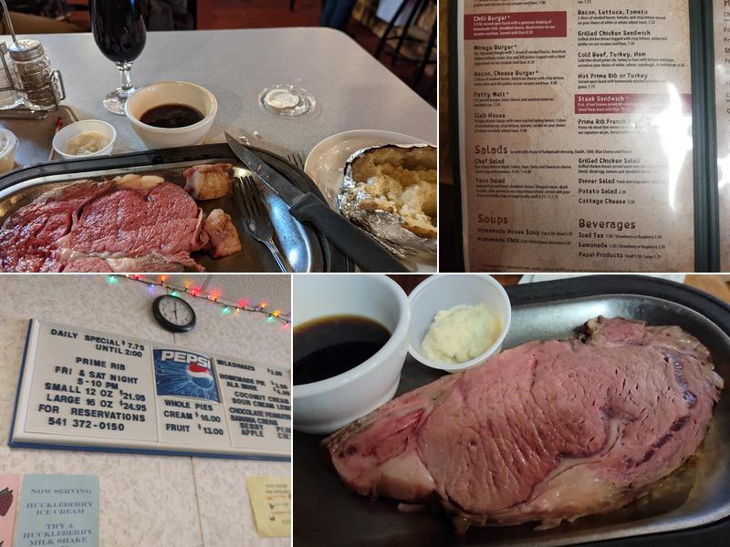 Mirage Café & Lounge Menu