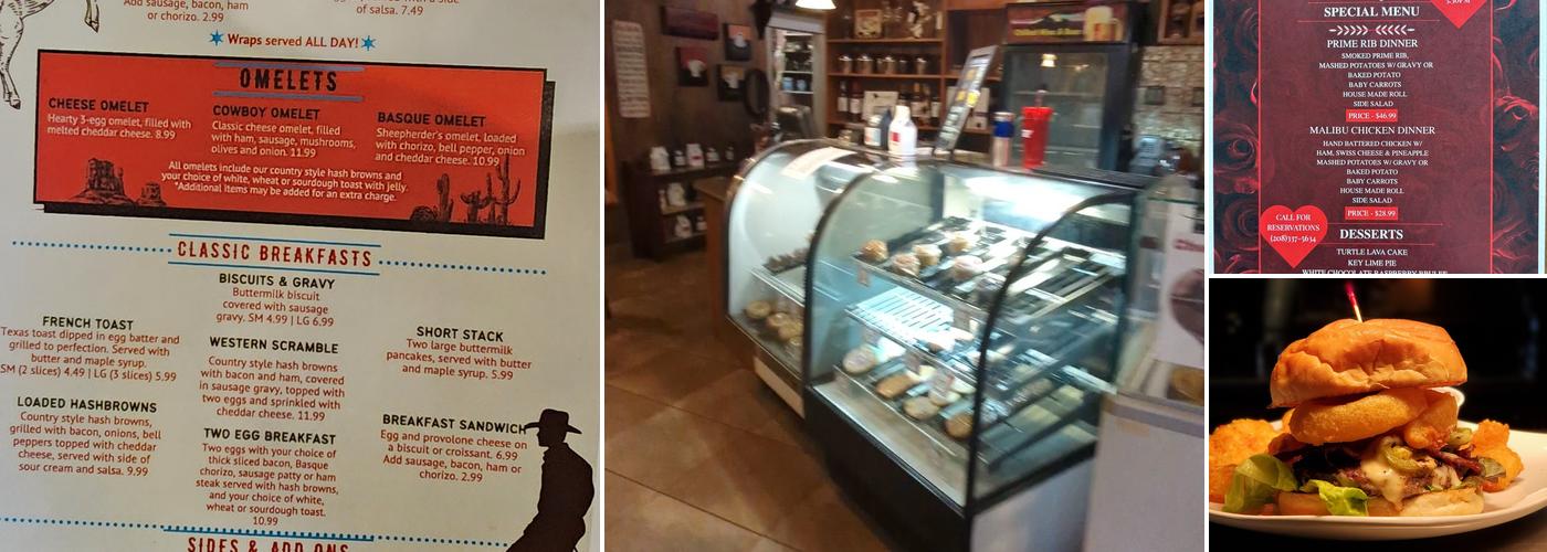 Moxie Java Bistro Menu