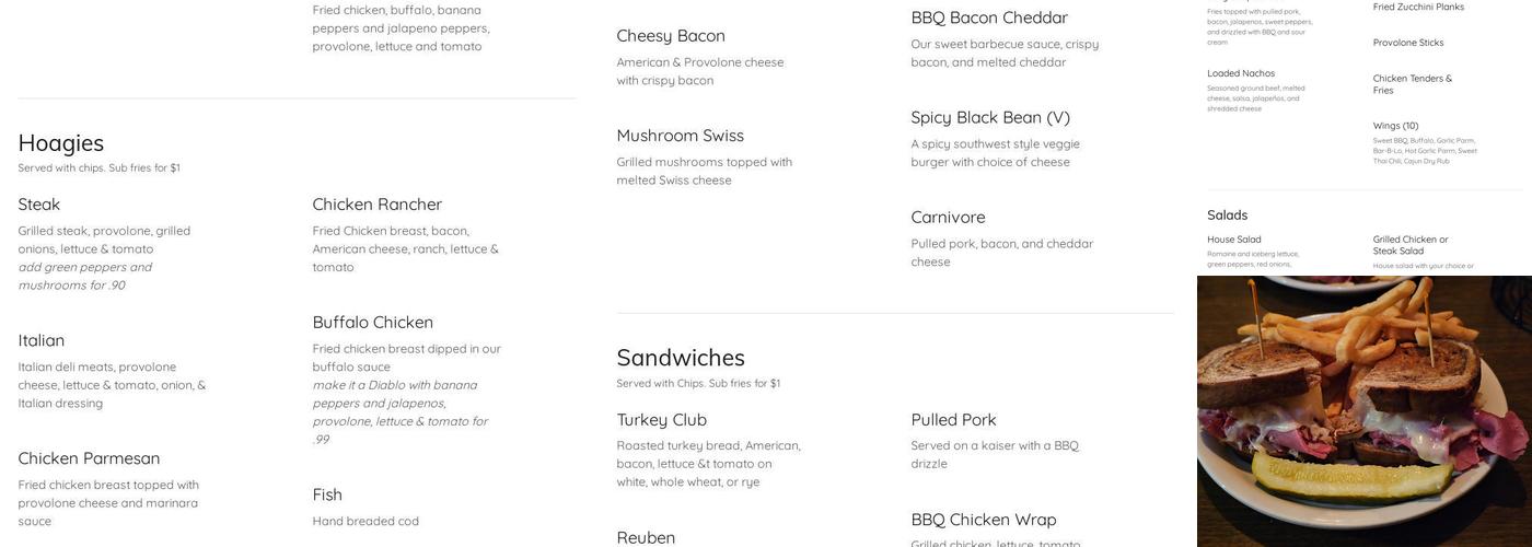 Souper Bowl Menu