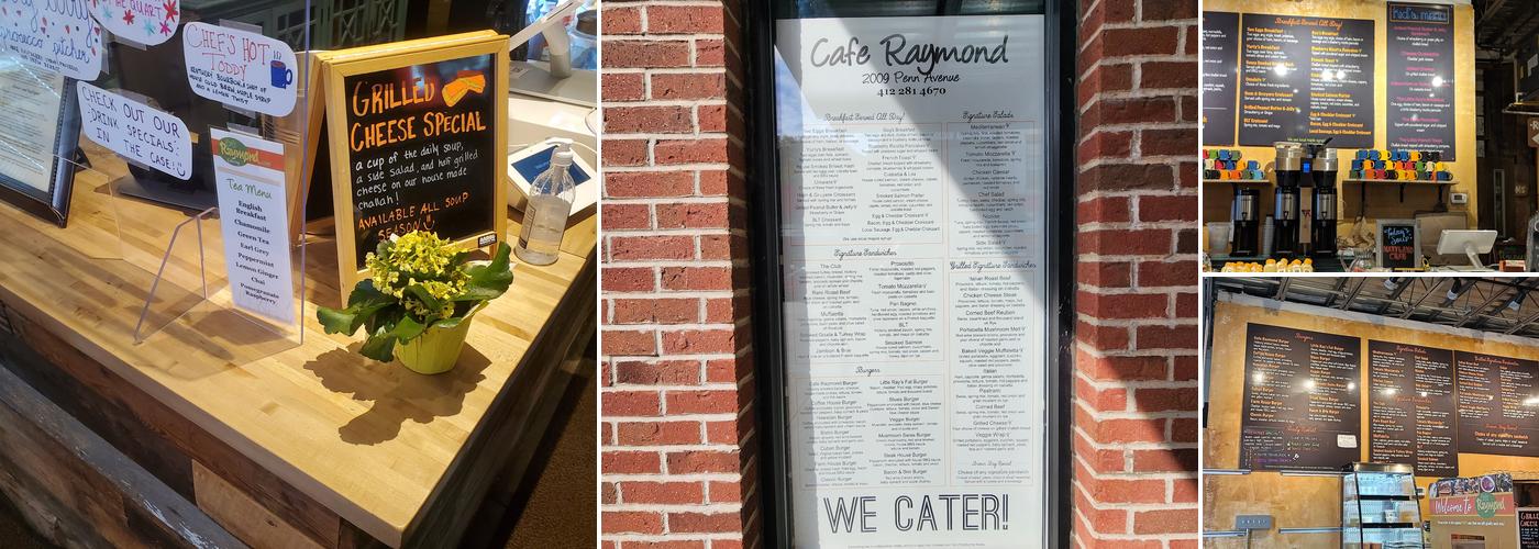 Cafe Raymond Menu