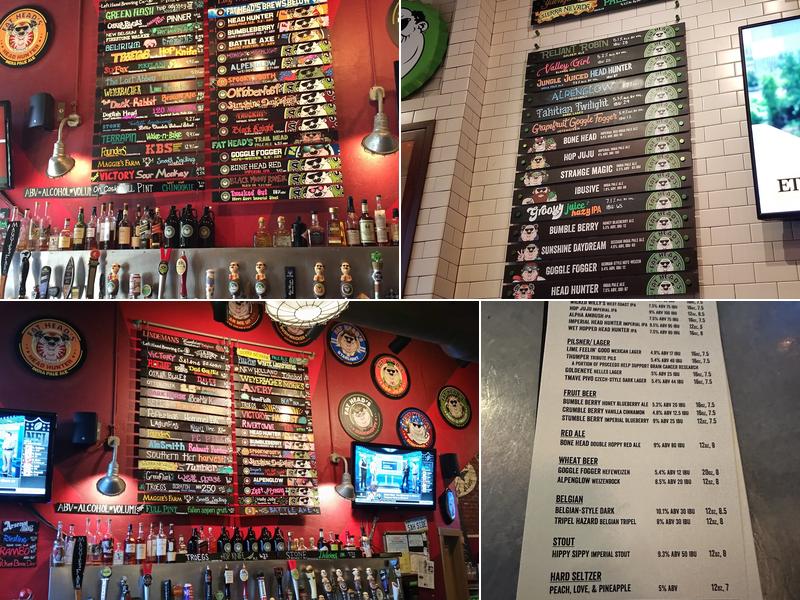 Fat Head's Saloon Menu