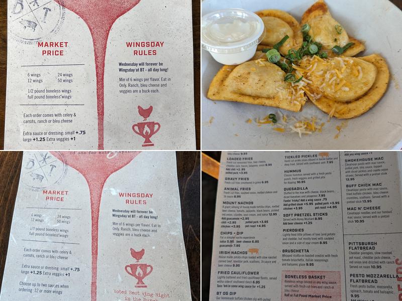 Bigham Tavern Menu