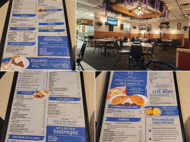 Vince's Pizza Place Menu
