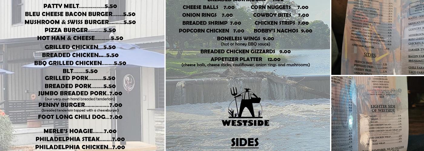 Westside Restaurant & Lounge Menu