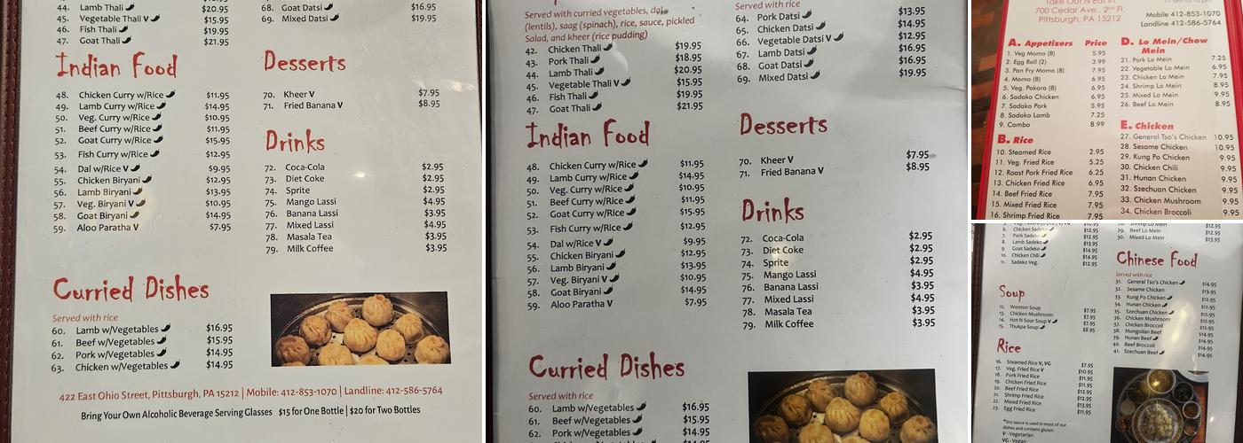 Subba | Asian Restaurant Menu