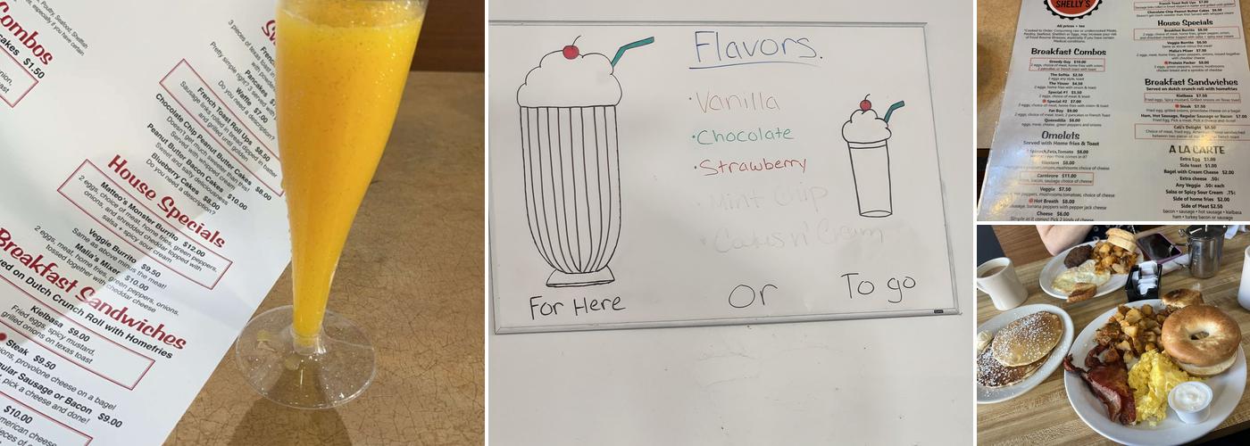 Breakfast at Shelly's Menu