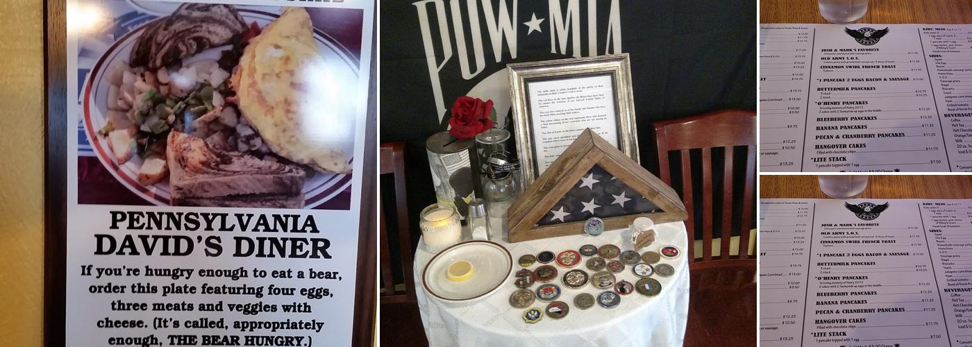 David's Diner Menu