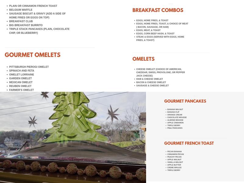 Deer Creek Diner Menu