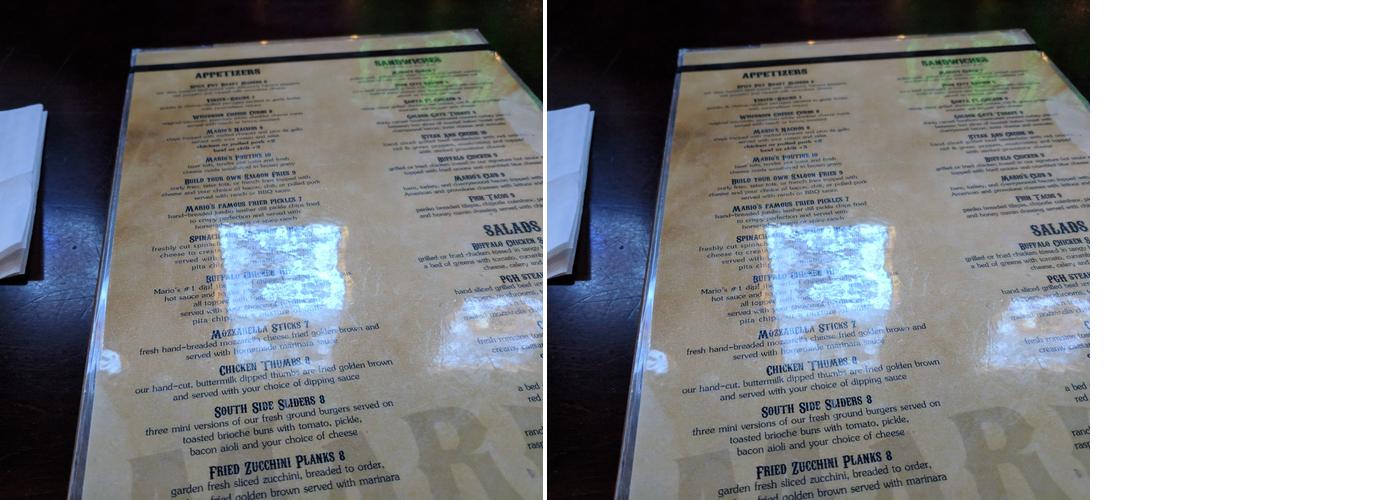 Mario's South Side Saloon Menu