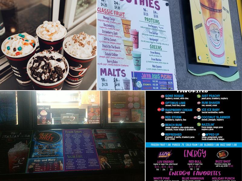 Java Espress Menu